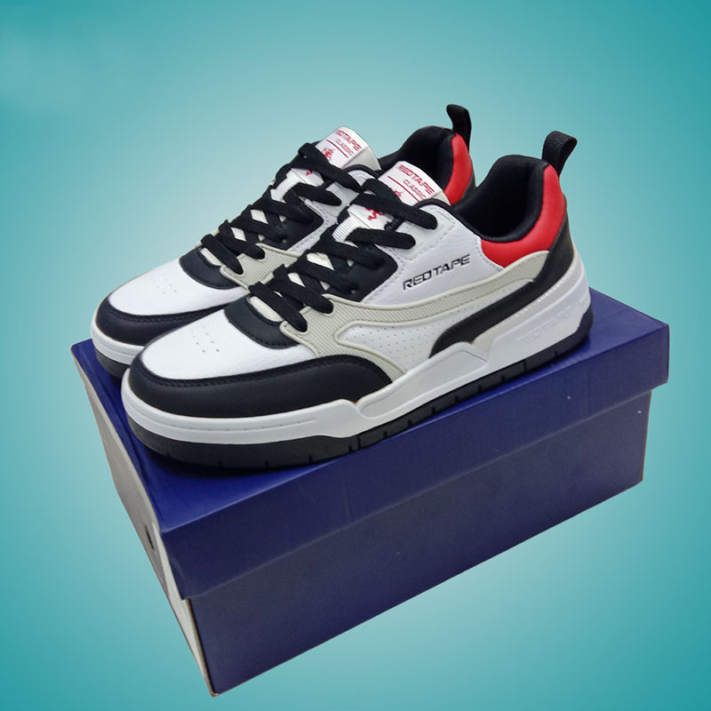RedTape Classic  Sneaker for Men ( Red-Black )